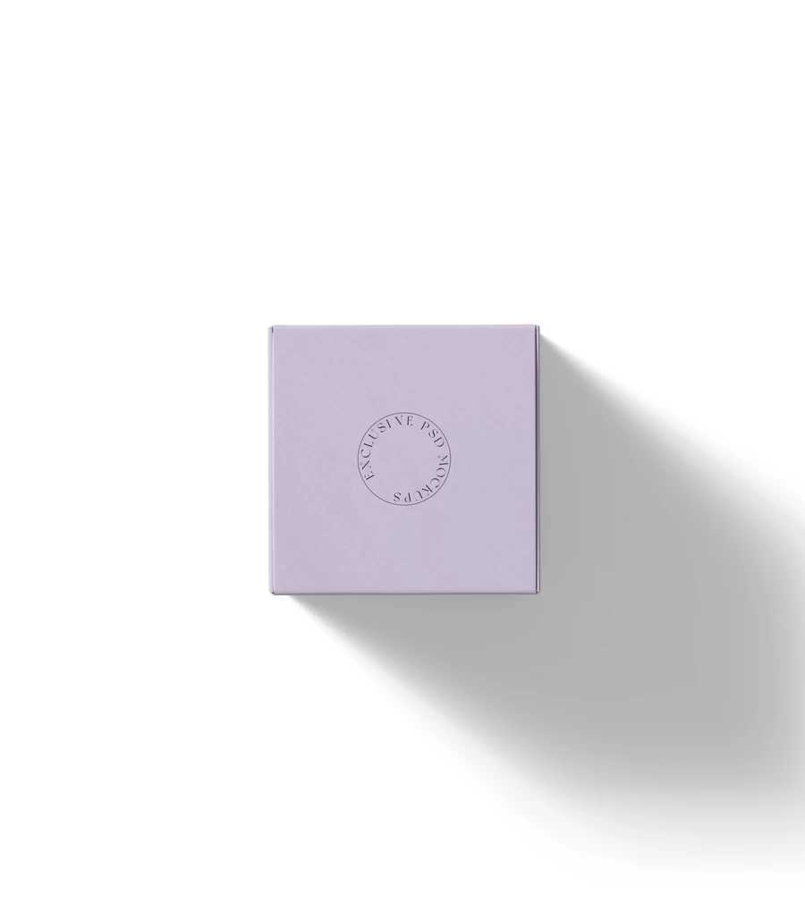 品质正方形蜡烛香薰包装盒Logo设计vi效果图展示PSD贴图样机素材【003】